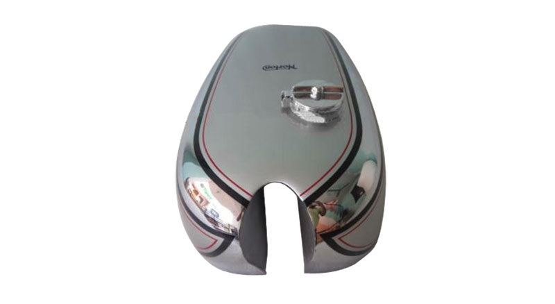 Norton Model 18 Chrome and Silver Painted Gas Tank 1930's