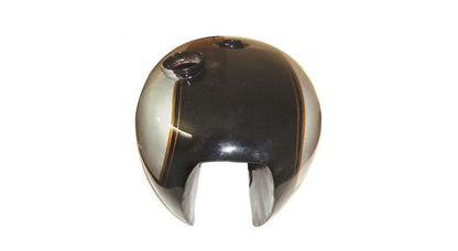Black & Silver Fuel Tank Boneville of triumph T140/Trophy-5x