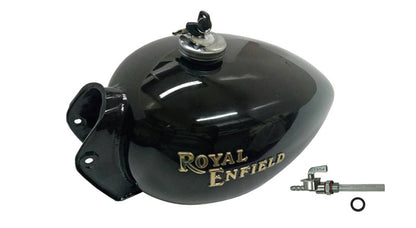 New Royal Enfield Gas Fuel Tank NOS Black 801307