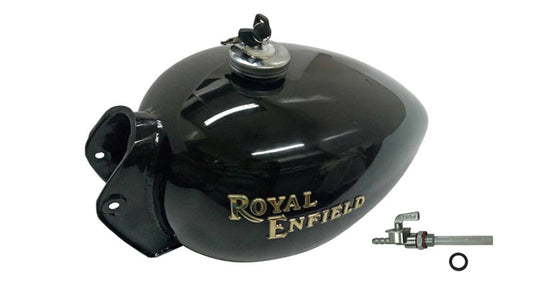 New Royal Enfield Gas Fuel Tank NOS Black 801307