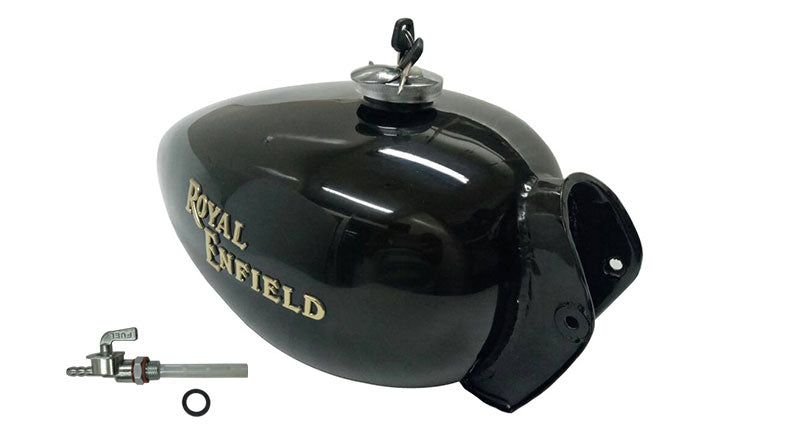 New Royal Enfield Gas Fuel Tank NOS Black 801307