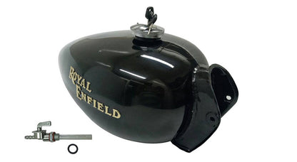 New Royal Enfield Gas Fuel Tank NOS Black 801307