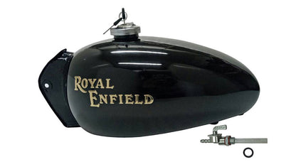 New Royal Enfield Gas Fuel Tank NOS Black 801307