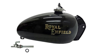 New Royal Enfield Gas Fuel Tank NOS Black 801307