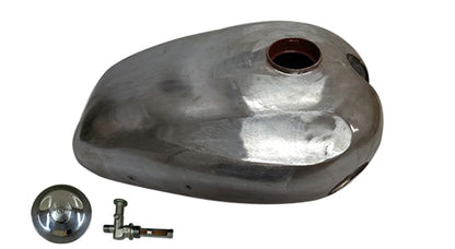 New Ariel Red Hunter 350cc & 500cc Raw Steel Fuel Petrol Tank + Cap + Tap