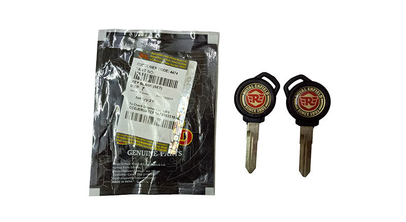 New Royal Enfield GT Continental Blank Key Set