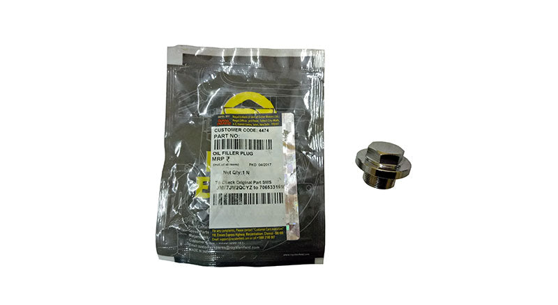 New Royal Enfield GT Continental Oil Filler Plug