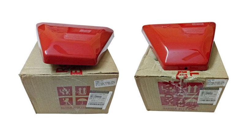 Royal Enfield GT Continental Side Panels Red LH RH
