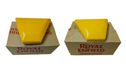 Royal Enfield GT Continental Side Panels Yellow LH RH
