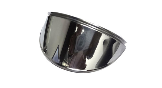 10 Pcs New Royal Enfield Head Light Peak Shade Stainless Steel Polished