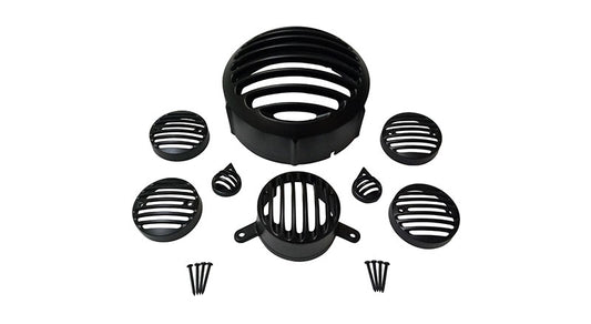 Black Head Light Cover For Royal Enfield Classic 500