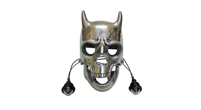 New Chopper Bobberr Skull Headlight With Light in Eyes Norton Triumph BSA