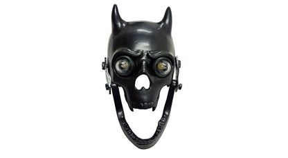 New Royal Enfield Chopper Bobberr Skull Headlight Black  With Light in Eyes