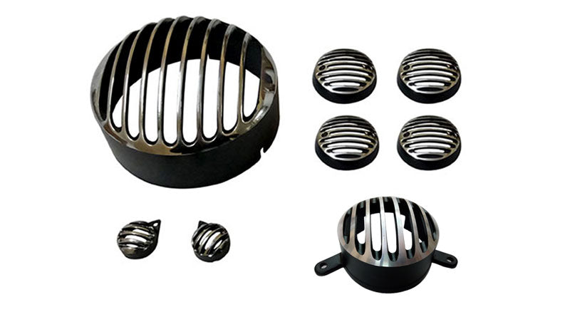 Royal Enfield Classic 500 Black Head Light Cover