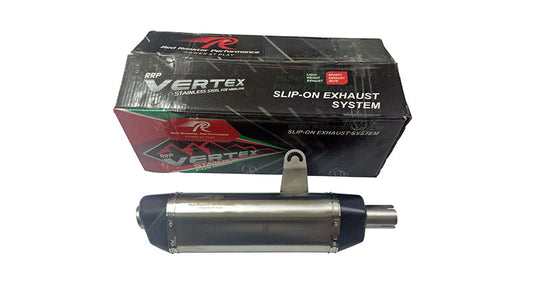 Royal Enfield Himalayan Red Rooster Exhaust Silencer SS