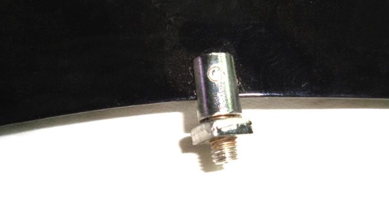 Royal Enfield 1950s Black Front Mudguard Number Plate