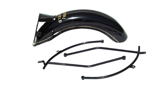 1950s Complete Rear Mudguard And Number Plate With Fixing