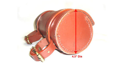 Harley Davidson Pure Leather Tool Roll Bag - Tan