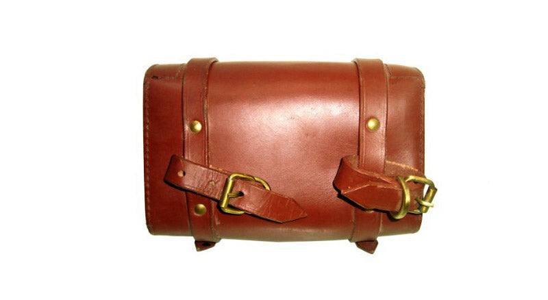 Brand New Handcrafted Genuine Tan Leather Saddle Bag