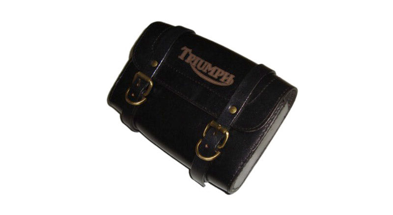 Genuine Leather Black Tool Bag For Triumph