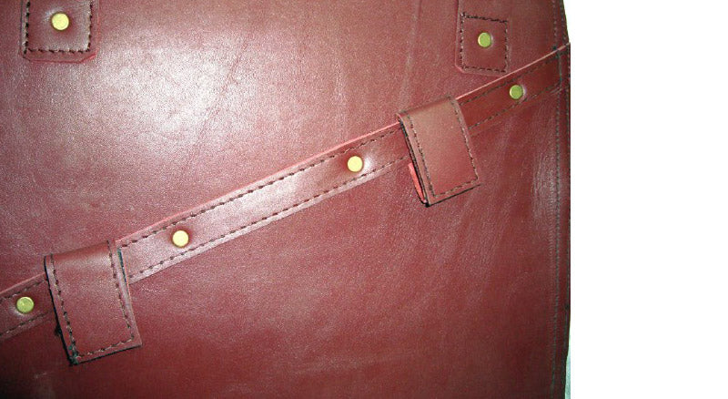 Royal Enfield Pair of Brown Genuine Leather Saddle Bags