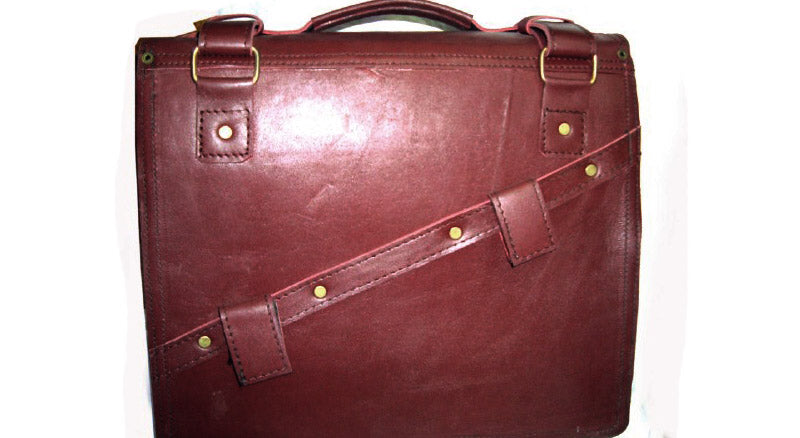 Royal Enfield Pair of Brown Genuine Leather Saddle Bags