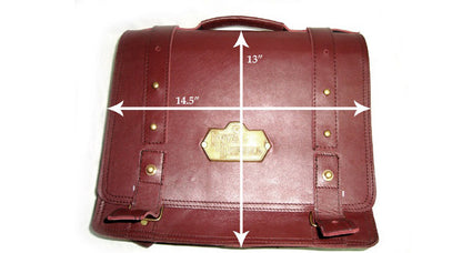 Royal Enfield Pair of Brown Genuine Leather Saddle Bags