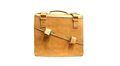 New Royal Enfield Pair Of Camel Coloured Leather Saddlebags