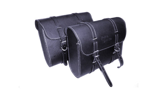 Royal Enfield Leather Saddle Bag Pair