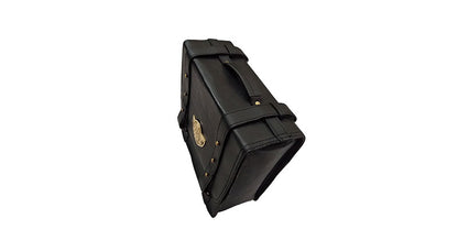 Pair Of Royal Enfield Saddle Bag Genuine Black Leather