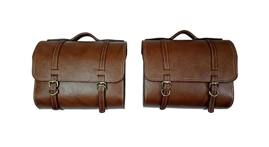 Royal Enfield 350cc 500cc Standard Bike Saddle Bag Pair