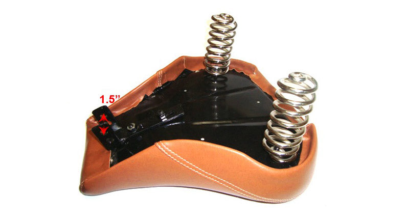 New Royal Enfield Leather Sprung Front And Pillion Seat