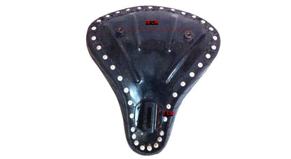 Harley Sportster Steel Based Black Leather Finish Seat Custom Bobber Chopper