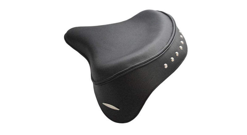 New 16" Harley Chopper Classic Police Seat Skirted Black With Springs