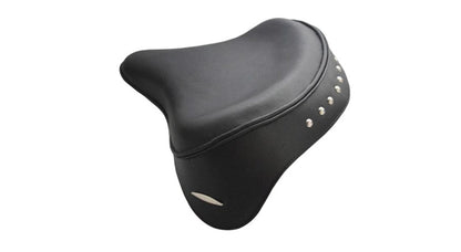 New 16" Harley Chopper Classic Police Seat Skirted Black With Springs