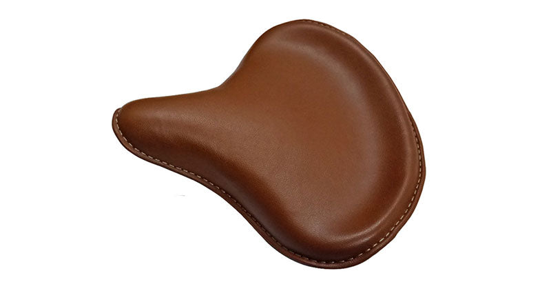 Indian Chief Scout Military Civil Leather Browntan Seat Custom Chopper Bobber