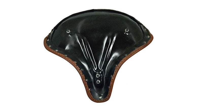 Indian Chief Scout Military Civil Leather Browntan Seat Custom Chopper Bobber