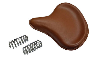 Indian Chief Scout Military Civil Leather Browntan Seat Custom Chopper Bobber