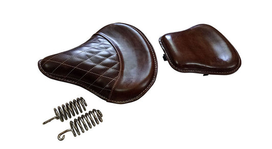 Royal Enfield Classic Bike Front & Rear Brown Color Seat