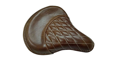 Royal Enfield 500cc Standard Leather Brown Color Seat With Spring
