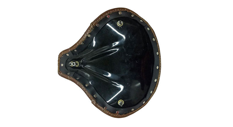 Royal Enfield 350cc & 500cc Classic Leather Brown Color Seat With Spring