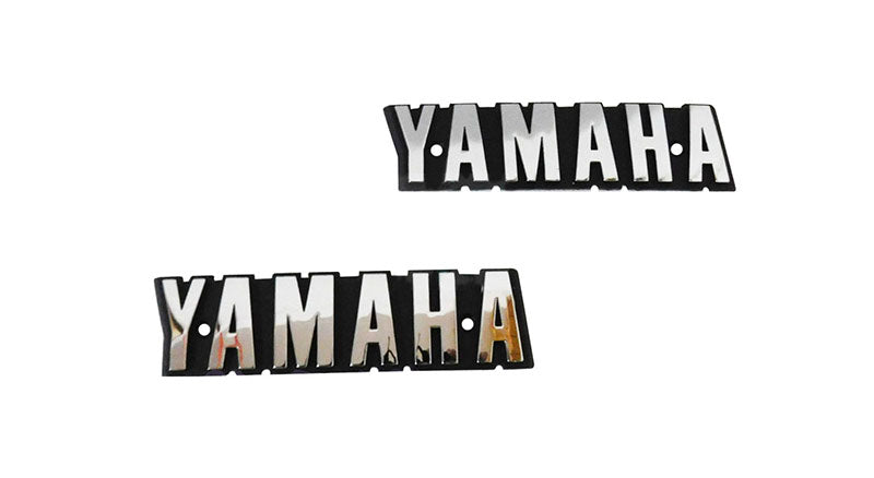 Yamaha RX100 Tank & Side Cover 3D Chrome Emblem Monogram
