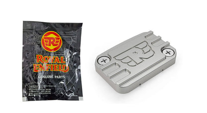 Royal Enfield Machined Front Reservoir Cap Silver