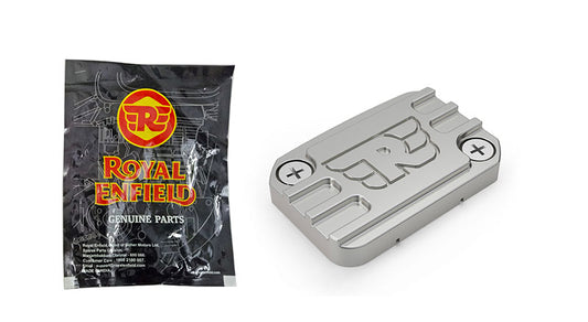 Royal Enfield Machined Front Reservoir Cap Silver