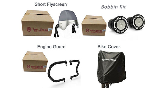 Genuine Royal Enfield GT Continental 650 Accessories Accessory 4 Pcs Combo Pack