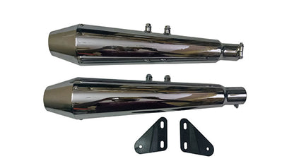 Royal Enfield Interceptor 650cc Exhaust Muffler Silencer Chrome