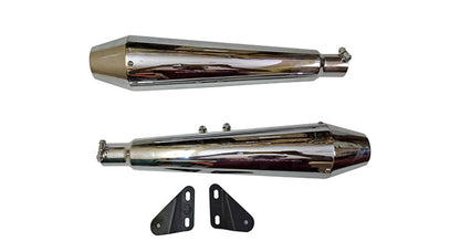 Royal Enfield Interceptor 650cc Exhaust Muffler Silencer Chrome
