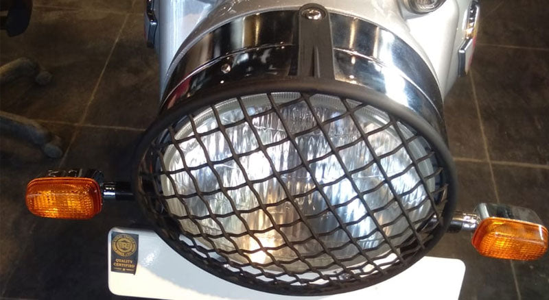 Genuine Royal Enfield Classic 350cc 500cc Headlight Grill Black