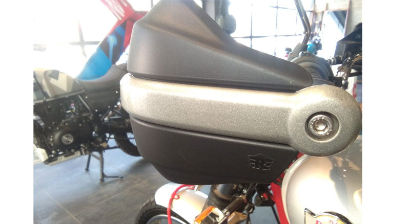 Royal Enfield Himalayan Hand Guard Kit and Clutch & Brake Lever Silver