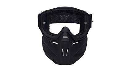 Genuine Royal Enfield Remx Goggles With Detachable Mask Black